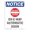 Signmission OSHA Notice, 7" Height, NOTICE, 7" X 5", Portrait OS-NS-D-57-V-15193 - alternate 1